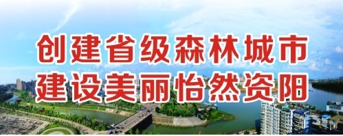 大鸡扒草逼视频创建省级森林城市 建设美丽怡然资阳